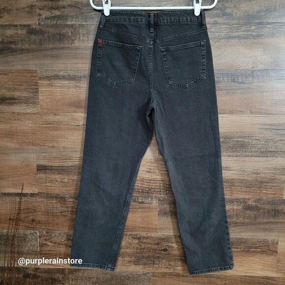 BDG Jeans Urban Outfitters 27 Skinny Straight High Rise Black Wash Denim - Picture 2 of 10